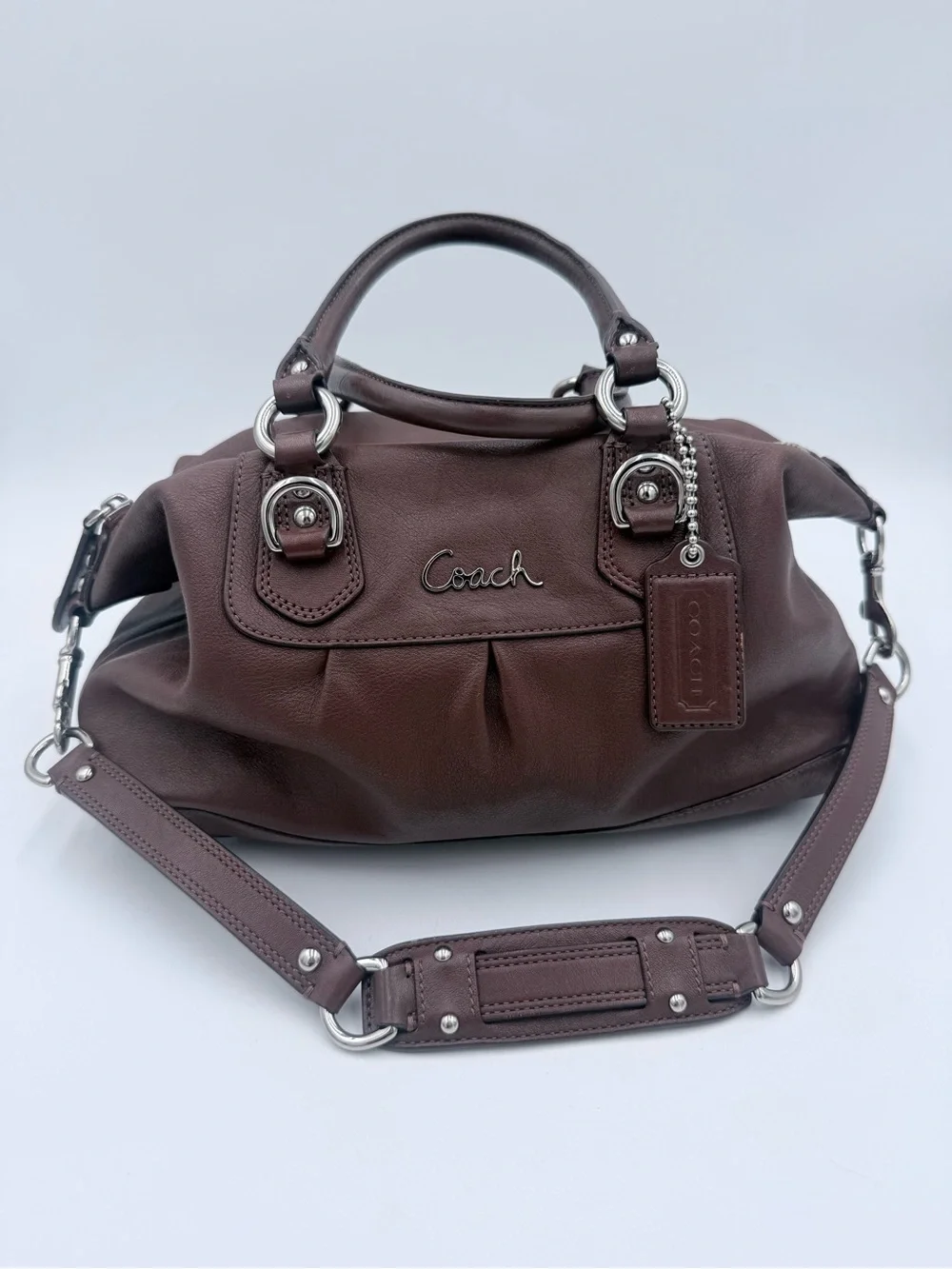 Coach Brown Leather Shoulder Bag